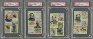 1888 N114 Duke "Histories of Generals" Large Cards PSA-Graded Partial Set (26/50) 